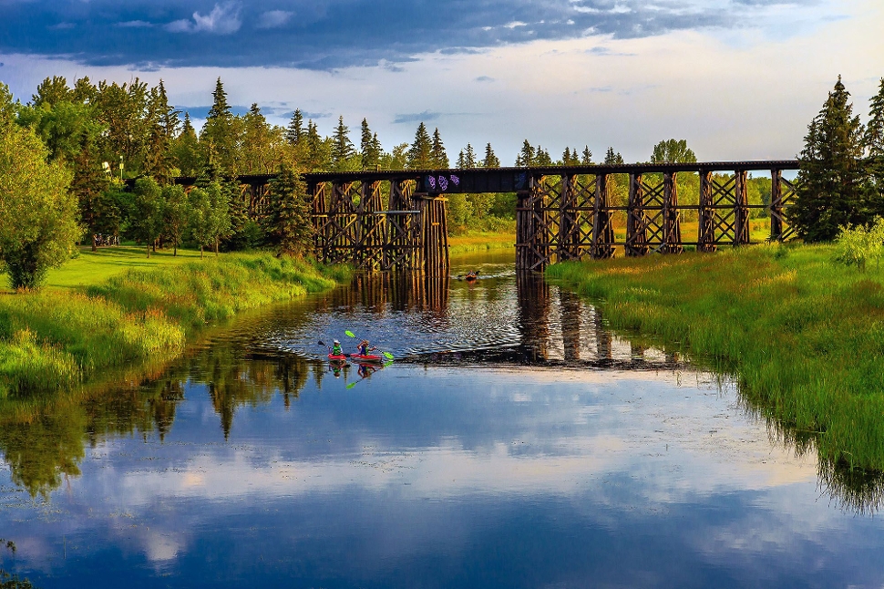 st albert train bridge